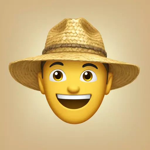 straw hat emoji