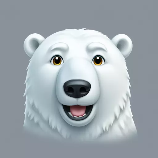 polar bear emoji