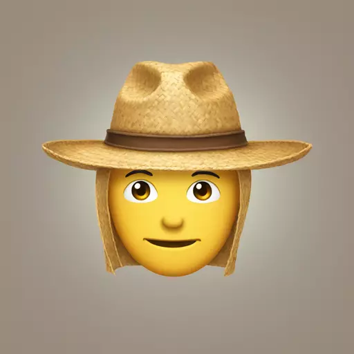 straw hat emoji