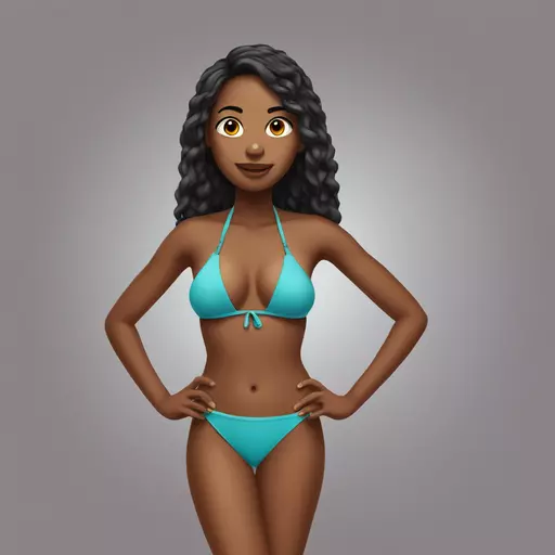 girl in bikini emoji