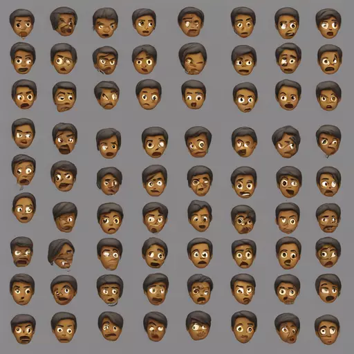 struggling to speak emoji