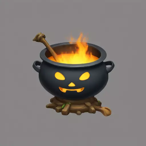 witch cauldron emoji