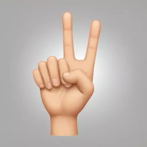 Vaginal fingering emoji