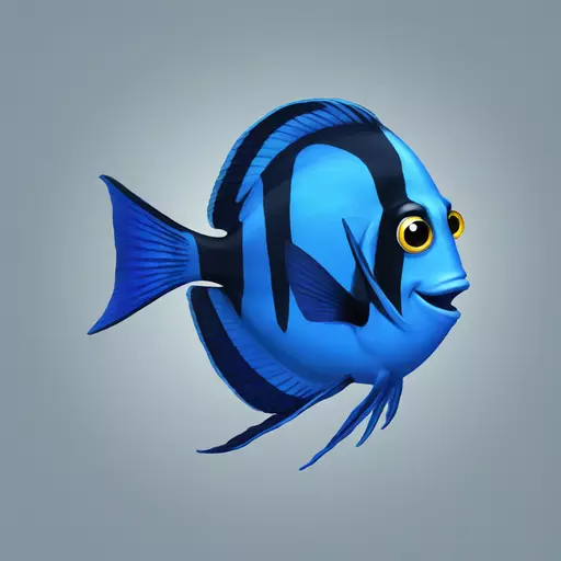 blue tang emoji