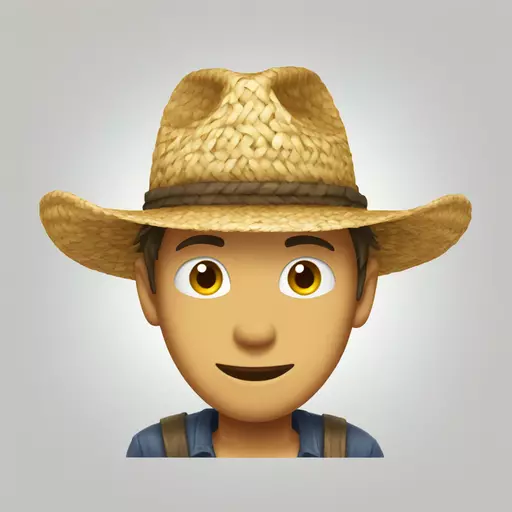 straw hat emoji
