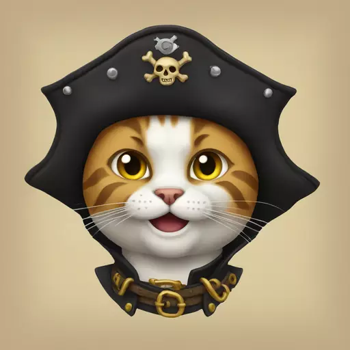 cat pirate emoji
