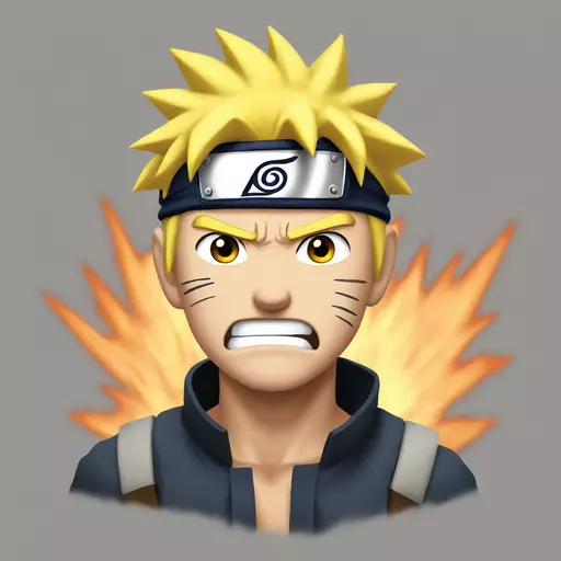 Naruto angry emoji
