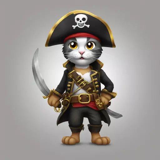 cat pirate emoji