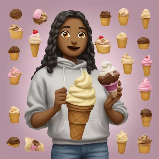 Mona🖼️Lisa💄kinda💋Lisa🧚🏻 needs👗an🍨icecream🍦man🕺that💗treats💃her💎  emoji
