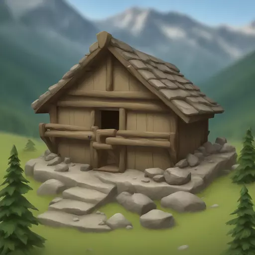 mountain shelter emoji