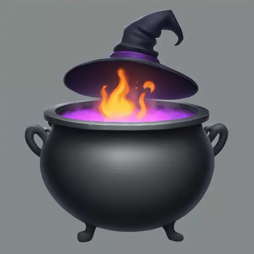 witch cauldron emoji