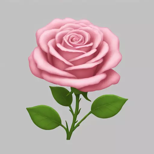 Flower rose emoji