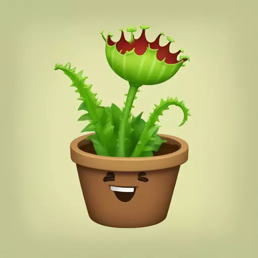 Venus flytrap emoji