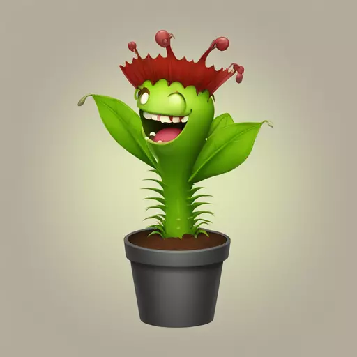 Venus flytrap emoji