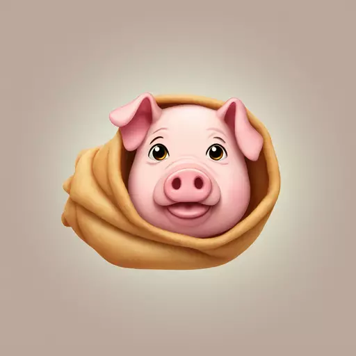 pig in a blanket emoji