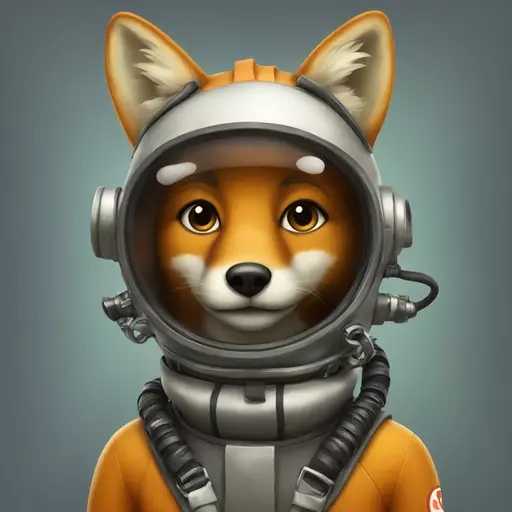 fox in diving suit emoji