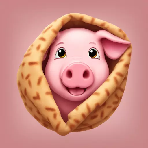 pig in a blanket emoji
