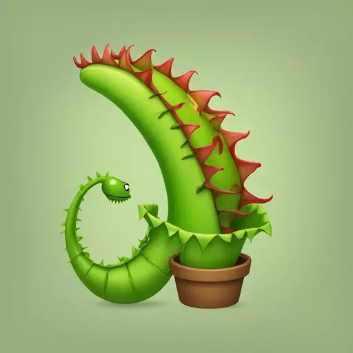 Venus flytrap emoji