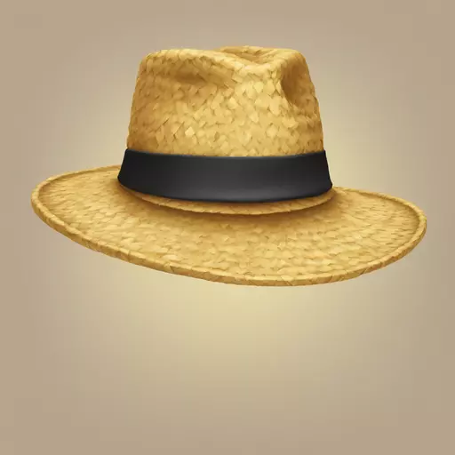 straw hat emoji