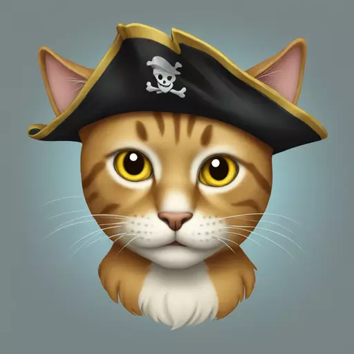 cat pirate emoji
