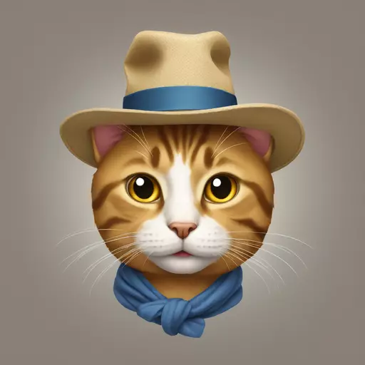 cat with hat emoji
