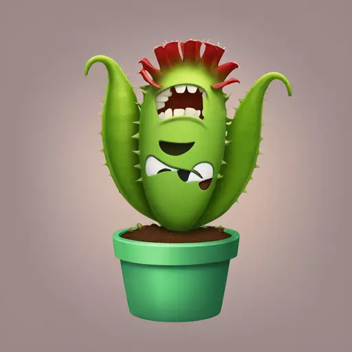 Venus flytrap emoji