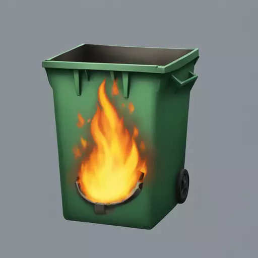 dumpster fire emoji