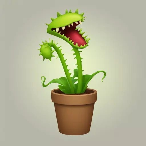Venus flytrap emoji