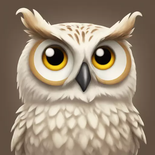 An owl says good morning, ladies but emoji