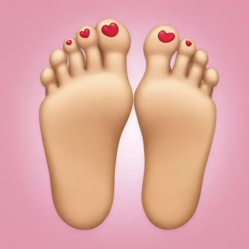Feet getting licked  emoji