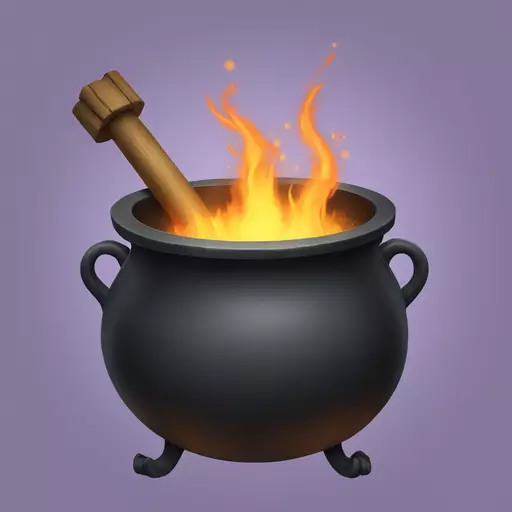 witch cauldron emoji