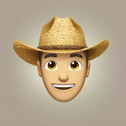 straw hat emoji