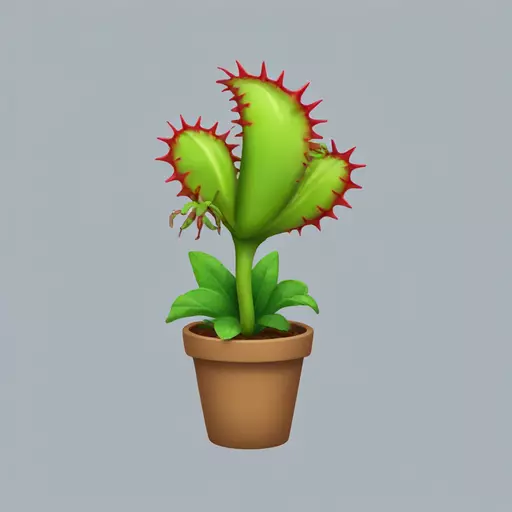 Venus flytrap emoji