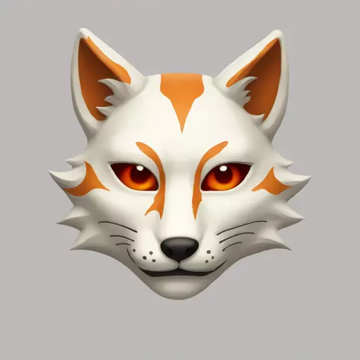kitsune mask emoji