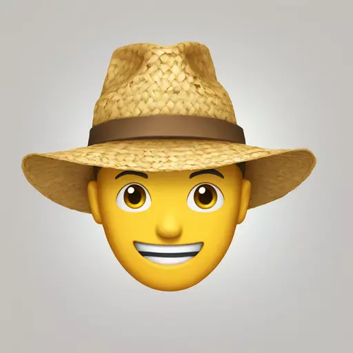 straw hat emoji
