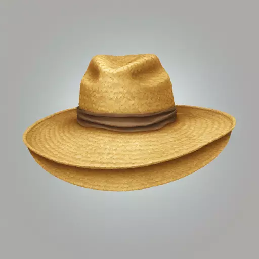 straw hat emoji