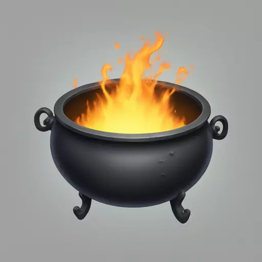 witch cauldron emoji