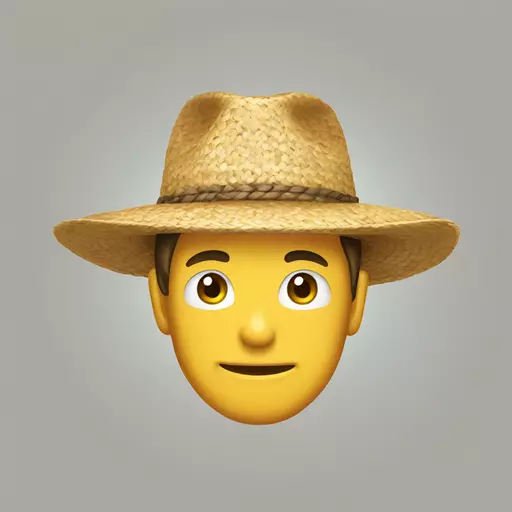 straw hat emoji