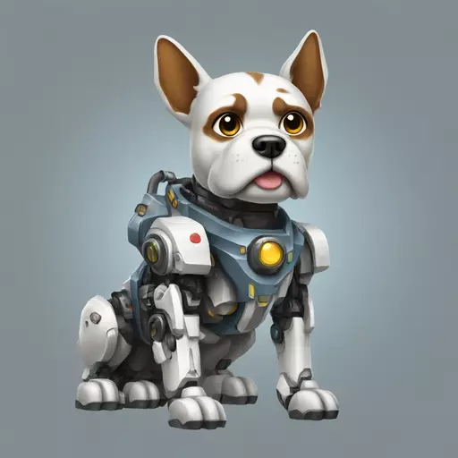 mecha dog emoji