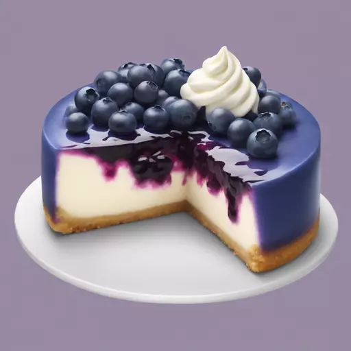 blueberry cheesecake emoji