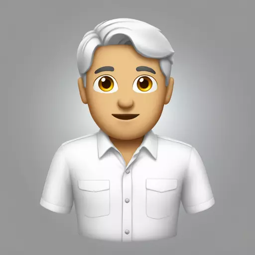 white shirt emoji