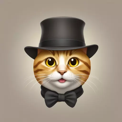 cat with hat emoji
