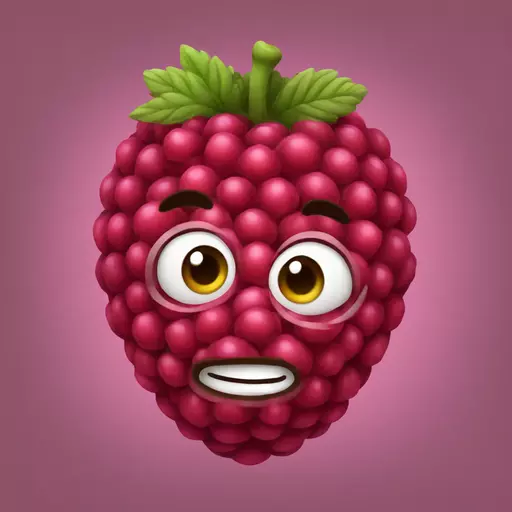 raspberry emoji