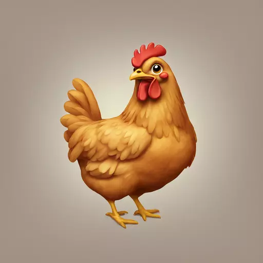 chicken emoji