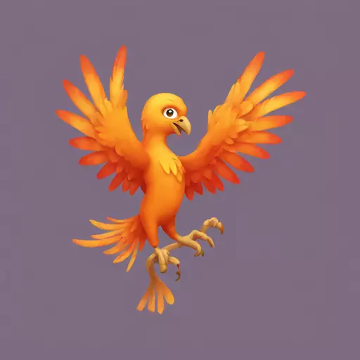 Phoenix bird emoji