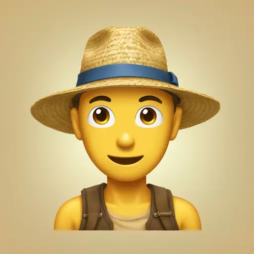straw hat emoji