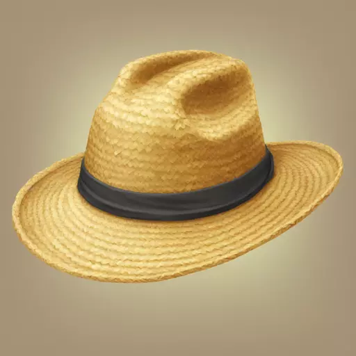 straw hat emoji