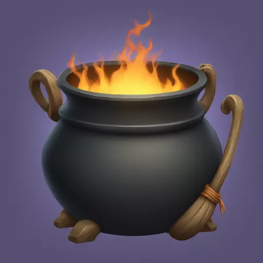 witch cauldron emoji
