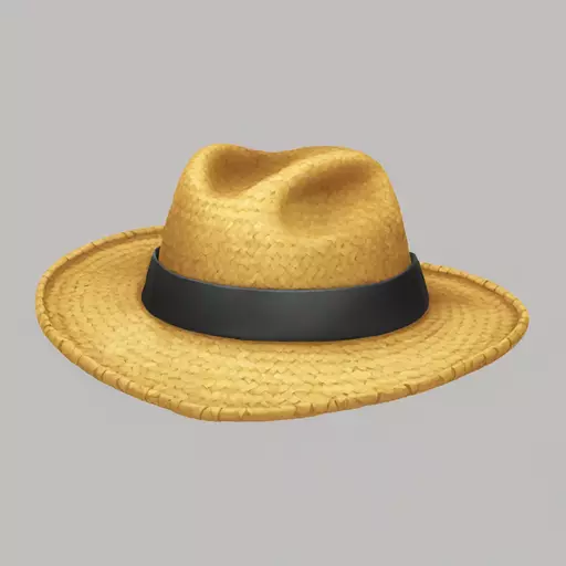 straw hat emoji