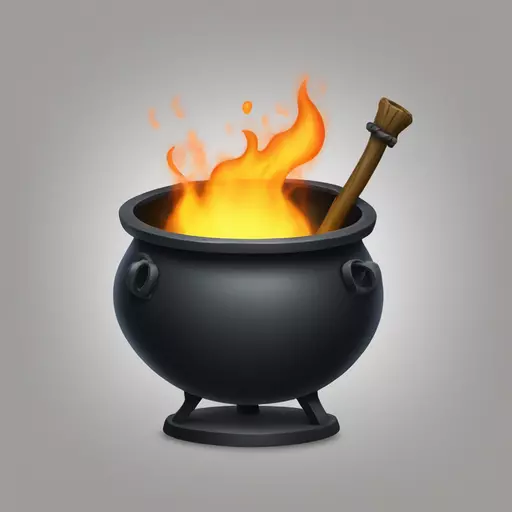 witch cauldron emoji